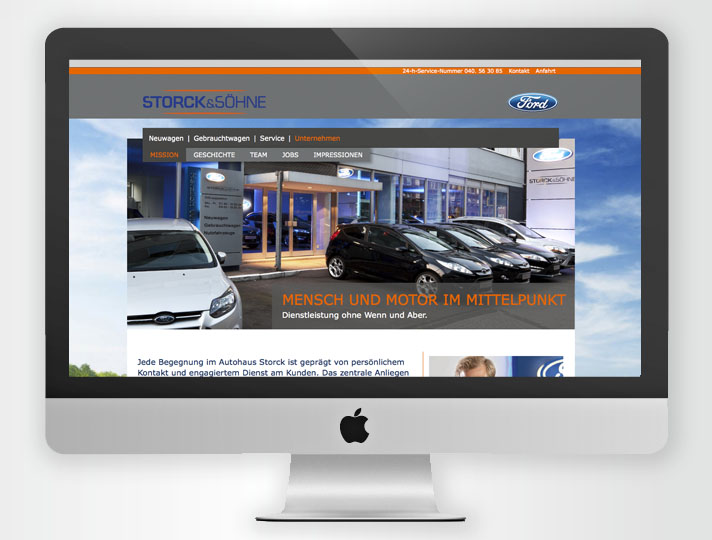 Neue Corporate Website für Autohaus